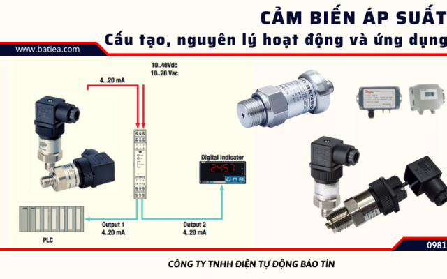 Cấu tạo, nguyên lý hoạt động và ứng dụng của cảm biến áp suất