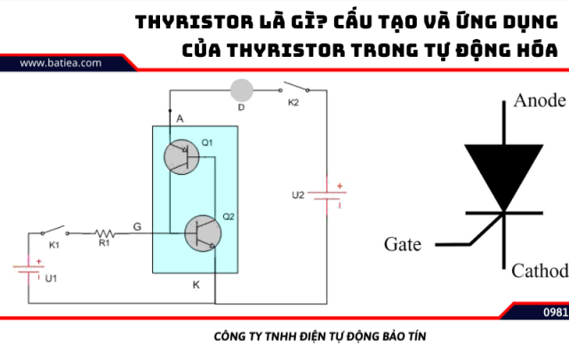 Thyristor là gì? Cấu tạo và ứng dụng của thyristor trong tự động hóa Thyristor là gì? Cấu tạo và ứng dụng của thyristor trong tự động hóa