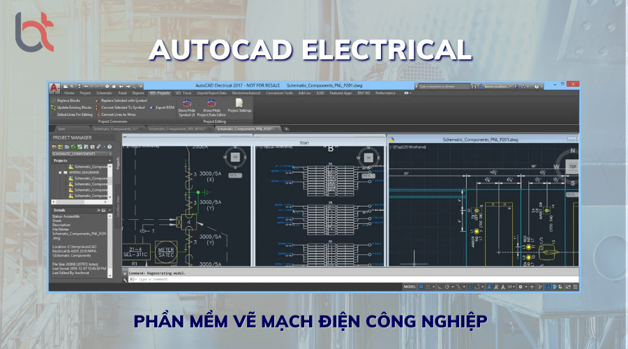 Phần mềm thiết kế mạch điện Autocad/ Autocad Electrical