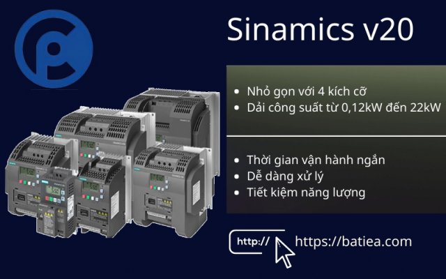 Biến Tần Siemens SINAMICS V20 Biến Tần Siemens SINAMICS V20