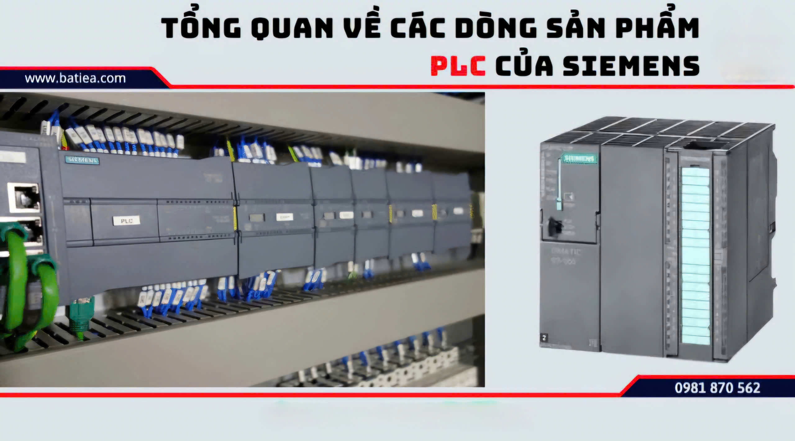 Tổng quan về các dòng sản phẩm PLC của Siemens