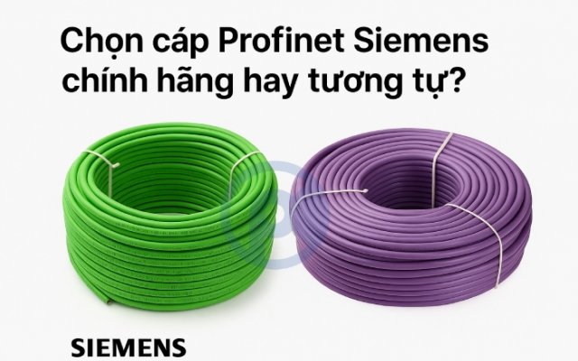 Cáp Profinet Siemens chính hãng có gì khác hàng tương tự?