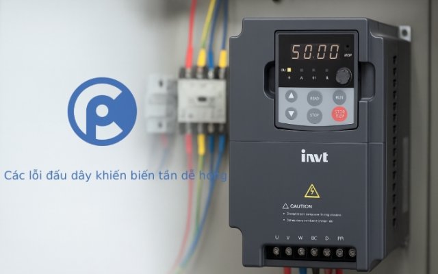 Các lỗi đấu dây khiến biến tần dễ hỏng & cách phòng tránh