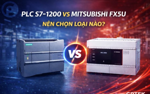 PLC S7-1200 vs Mitsubishi FX5U – nên chọn loại nào?