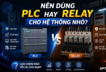 Nên dùng PLC hay relay cho hệ thống nhỏ?