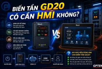 Biến tần GD20 có cần HMI không?