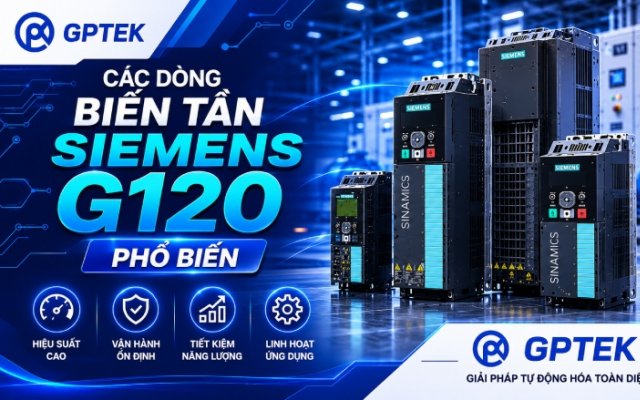 Các dòng biến tần Siemens G120 phổ biến