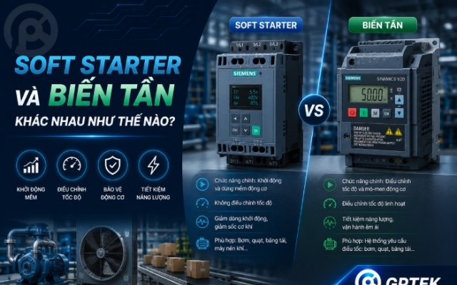 Soft Starter và Biến tần khác nhau như thế nào? Nên chọn thiết bị nào?
