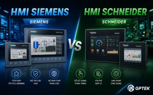 HMI Siemens và Schneider khác nhau như thế nào?