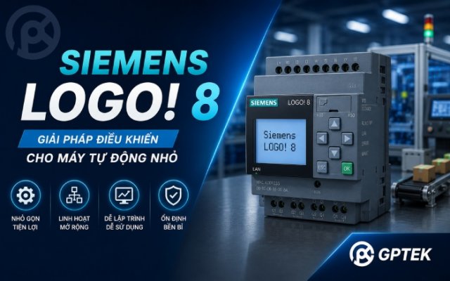 Siemens LOGO! 8 – Giải pháp điều khiển cho máy tự động nhỏ