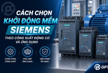 Cách chọn khởi động mềm Siemens theo công suất động cơ và ứng dụng