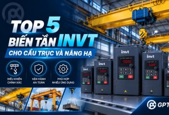 Top 5 biến tần INVT cho cẩu trục và nâng hạ